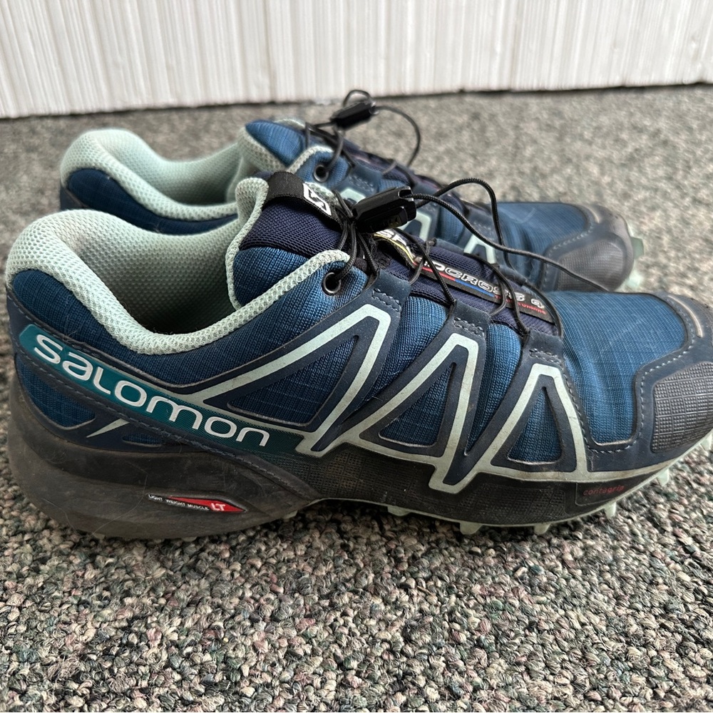 Salomon women’s speed cross 4 trail running shoes - navy